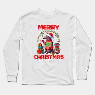 Christmas Armadillo Long Sleeve T-Shirt